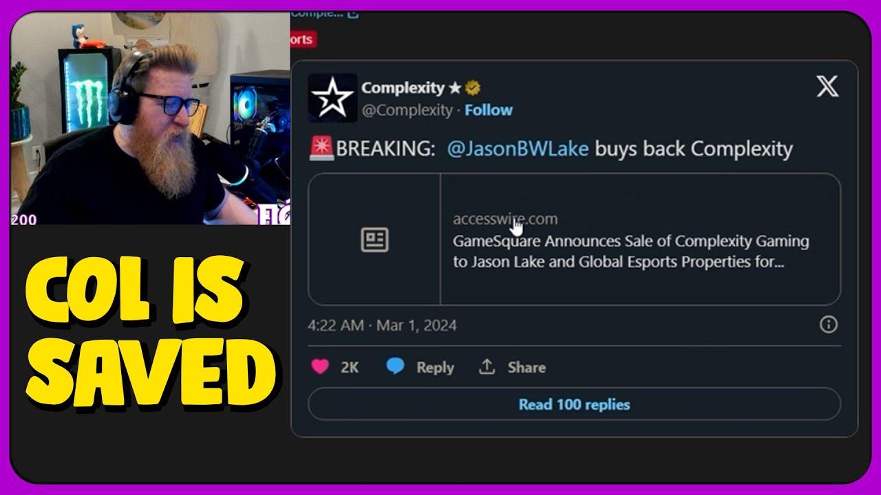 fl0m Reacts to Jason Lake buys back Complexity