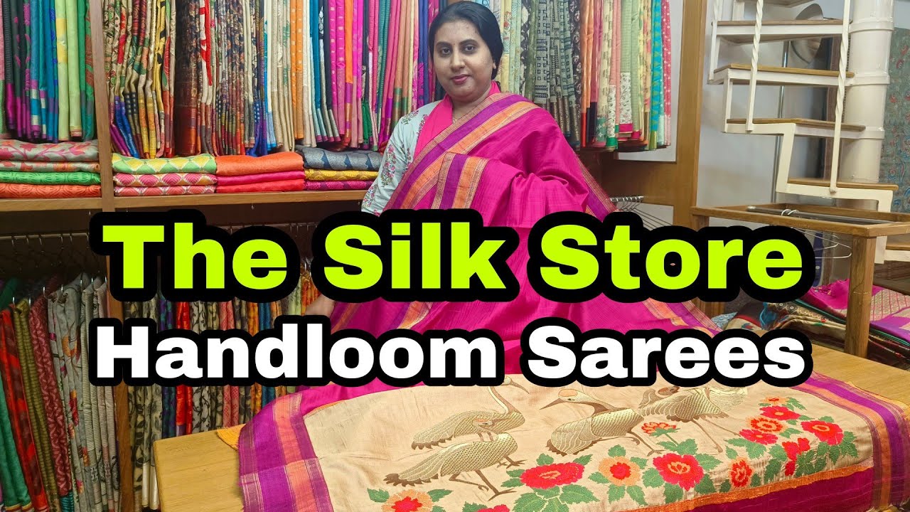 Handloom ಸೀರೆಗಳು ನೋಡಿ ಎಷ್ಟು ಚೆನ್ನಾಗಿದೆ Handloom Saree Store in Bangalore Bengaluru vlogs in kannada