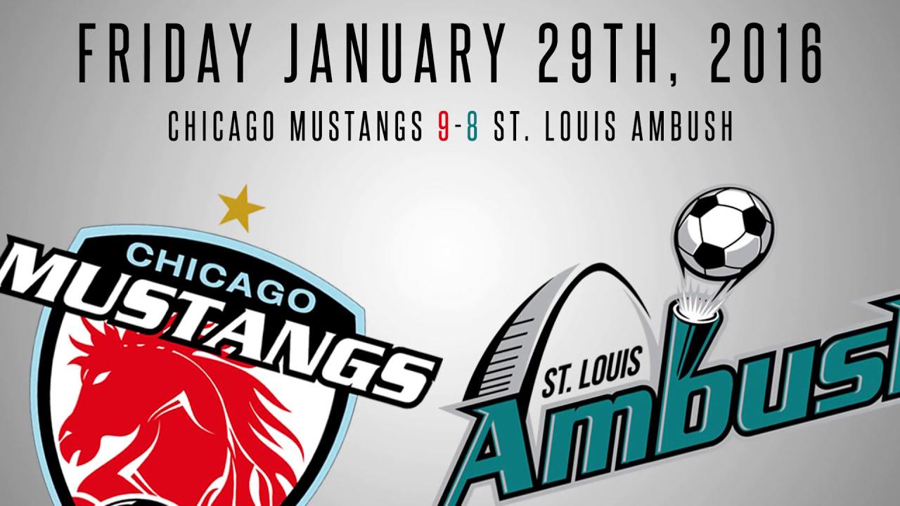 [1/29/2016] Chicago Mustangs vs. St. Louis Ambush Highlights