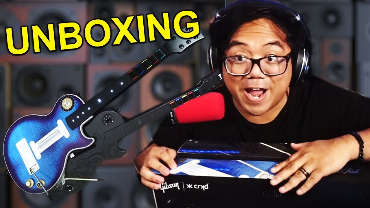 Распаковываем гитарные контроллеры CRKD x Gibson Les Paul!