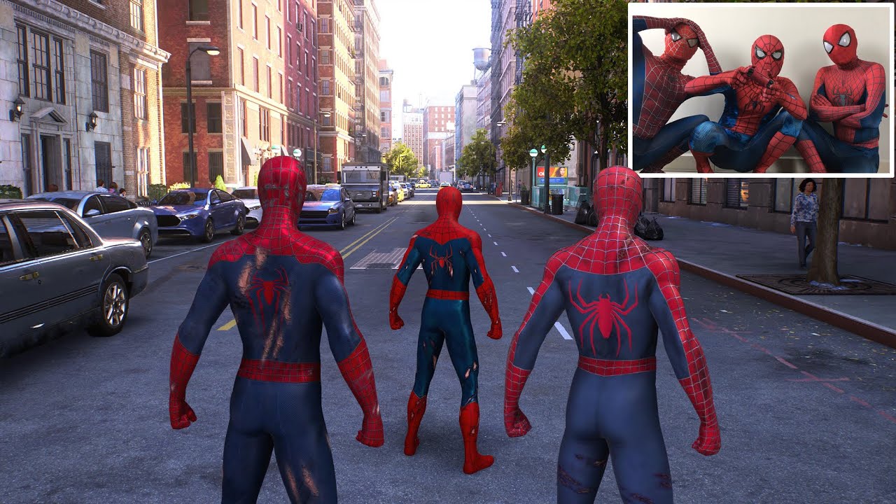 SPIDERMAN ACROSS INTO MCU BRAND NEW DAY PLAYING SPIDERMAN 2 (FUNNY FREE ROAM GAMEPLAY)