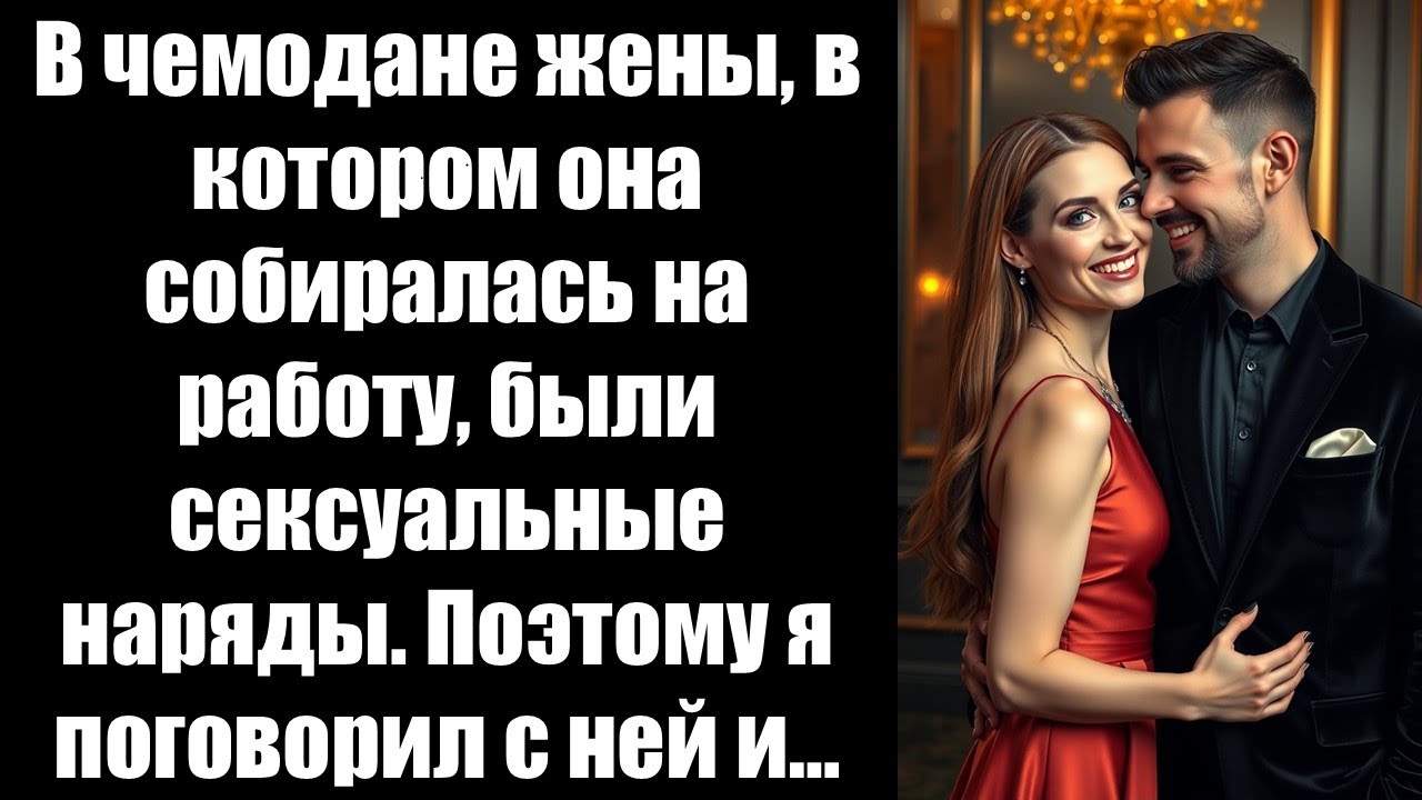 В чемодане жены, в котором она собиралась на работу, были сексуальные наряды. Поэтому я поговорил...
