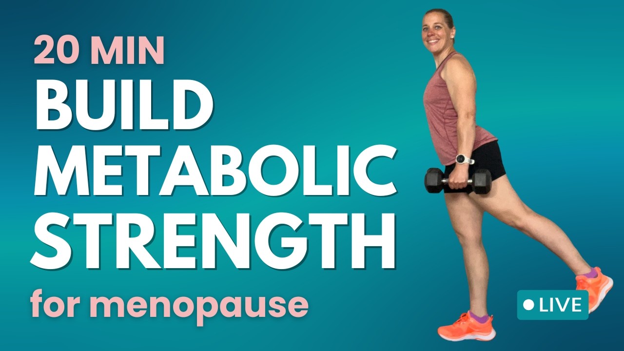 20 Min Dumbbell Metabolic Strength Workout for Menopause