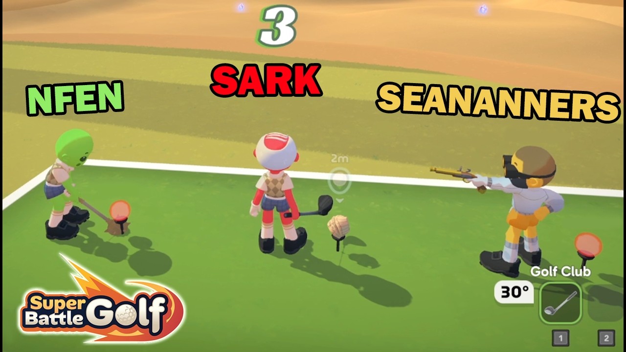 НИЧЕГО ЛИЧНОГО - Мистер Сарк с SeaNanners, Брюсом, Sp00n, Gassy и NFEN (Super Battle Golf)