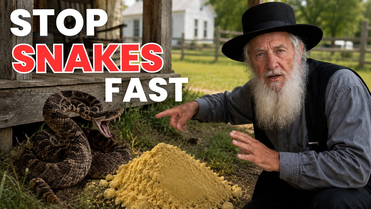🐍 amish lifestyle | 10 old amish methods that actually keep venomous snakes out of your yard