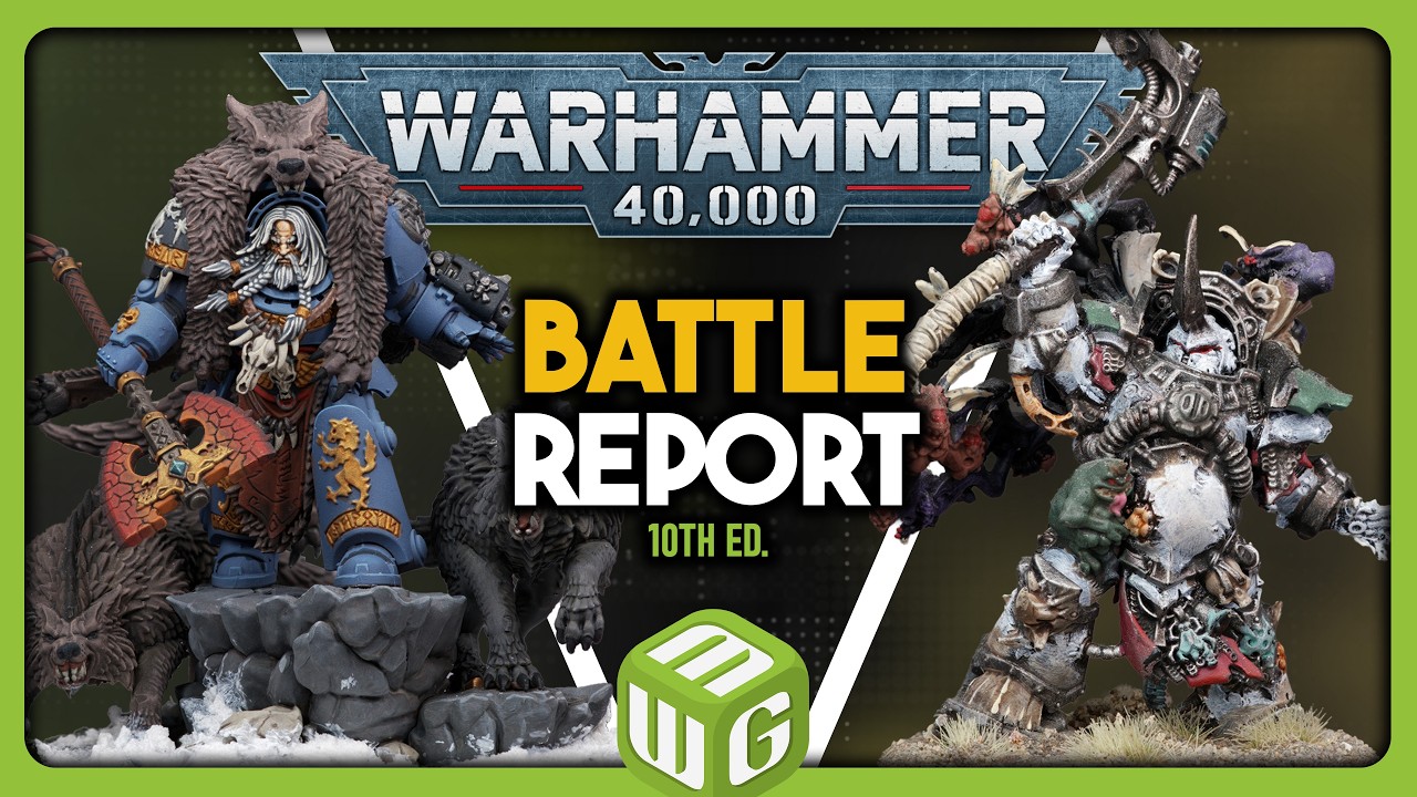 A Saga of Might and Malady | Space Wolves vs Death Guard Warhammer 40k 10th Edition Battle Report