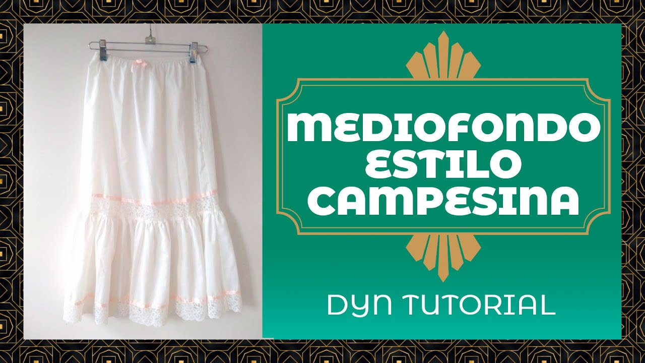 ❤ HALF SLIP ESTILO CAMPESINA // ENAGUAS // VINTAGE