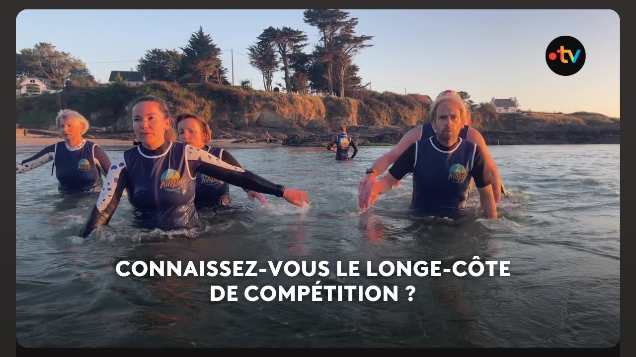 Le longe-côte se pratique aussi en compétition. Démonstration