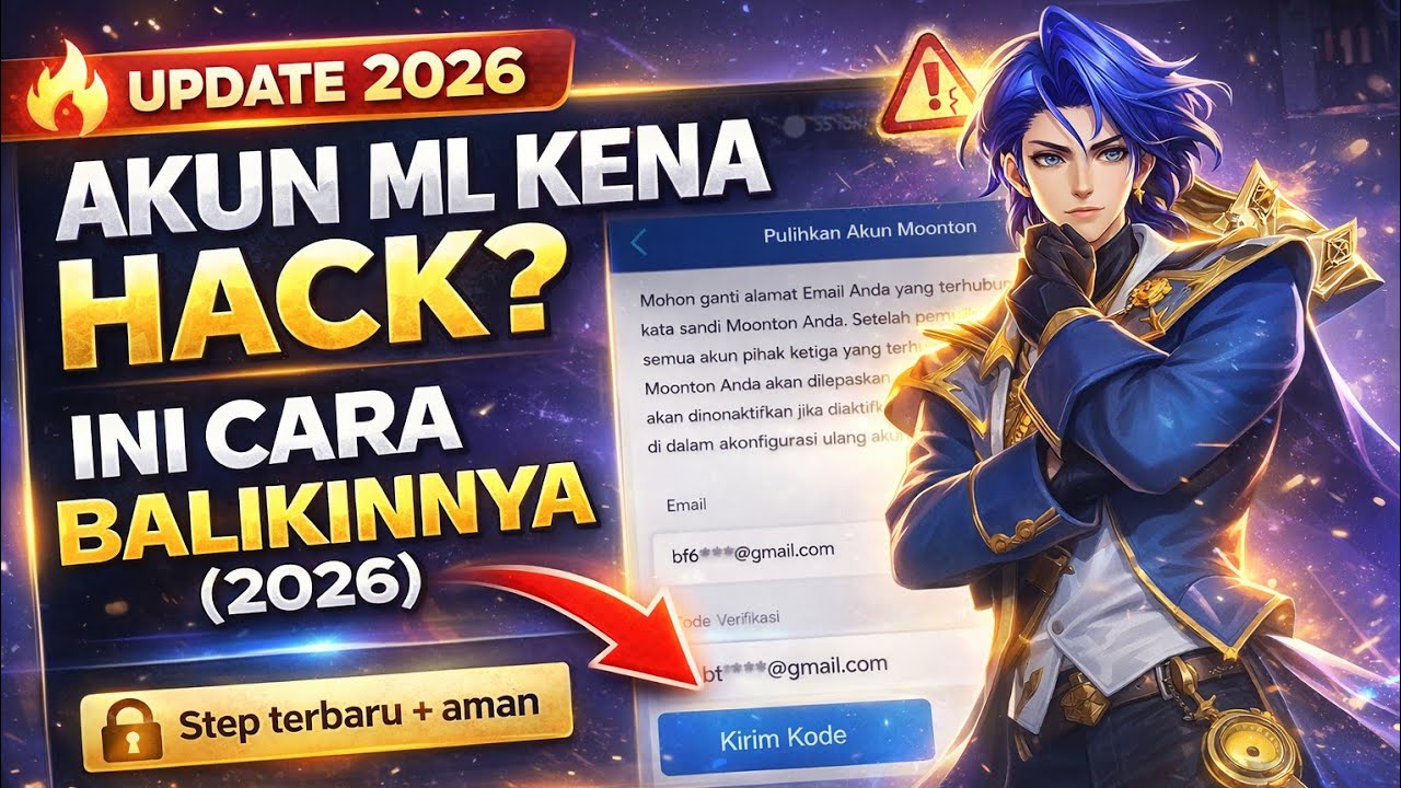 100% AKUN BALIK LAGI !! CARA MENGEMBALIKAN AKUN ML YANG HILANG & DI HACK | UPDATE TERBARU 2026! MLBB