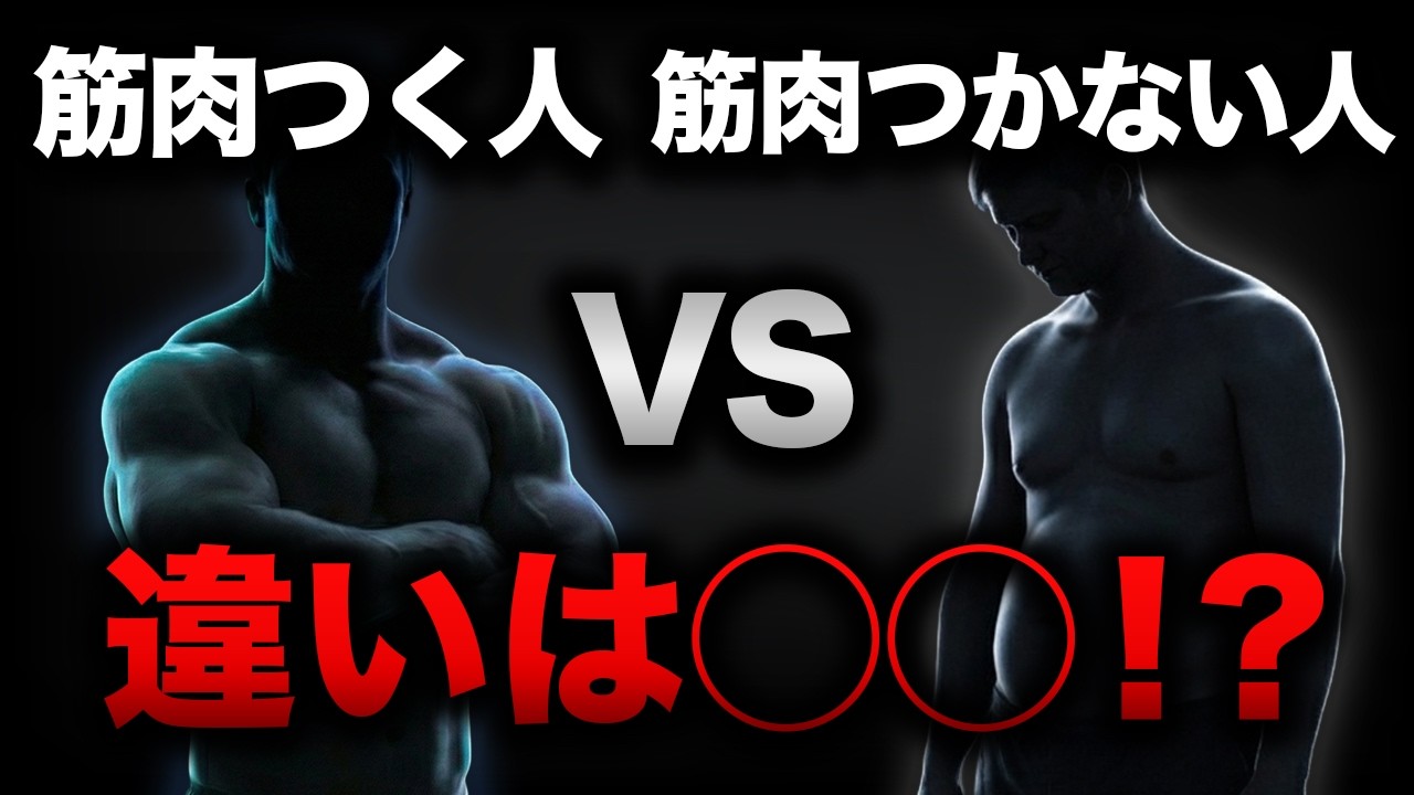 筋トレしても筋肉がつかない本当の理由｜体の中で起きている4つのプロセス