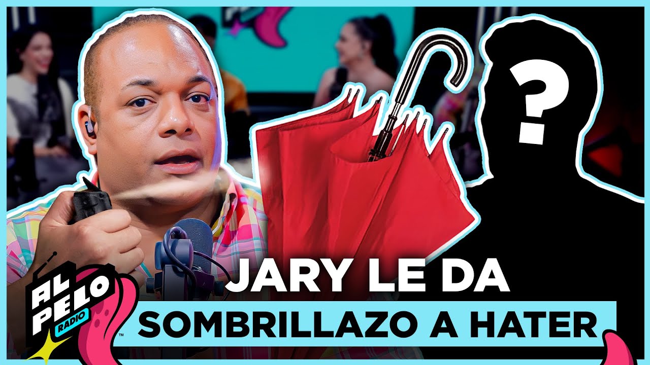 CAPTADO EN CÁMARA MOMENTO CUANDO JARY RAMÍREZ LE CAE A SOMBRILLAZO A UN HATER
