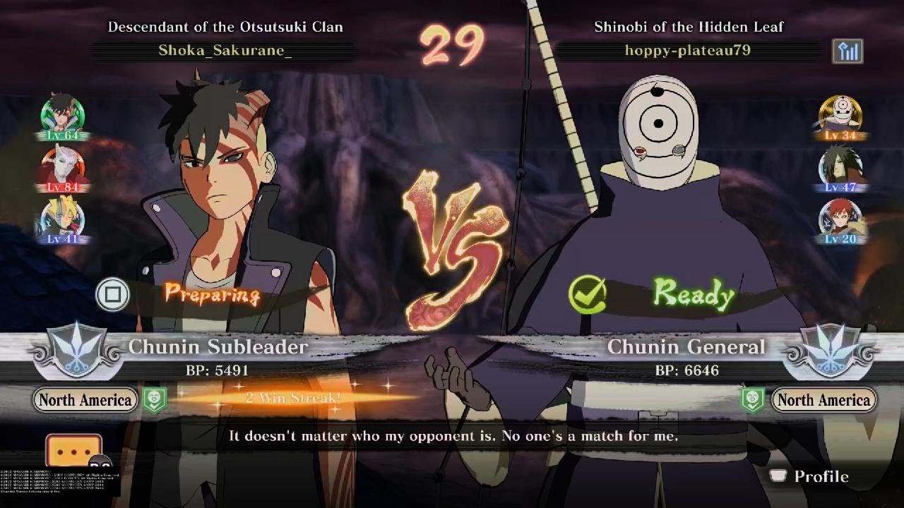 Kawaki vs Obito NARUTO STORM CONNECTIONS online Ranked gameplay No Commentary