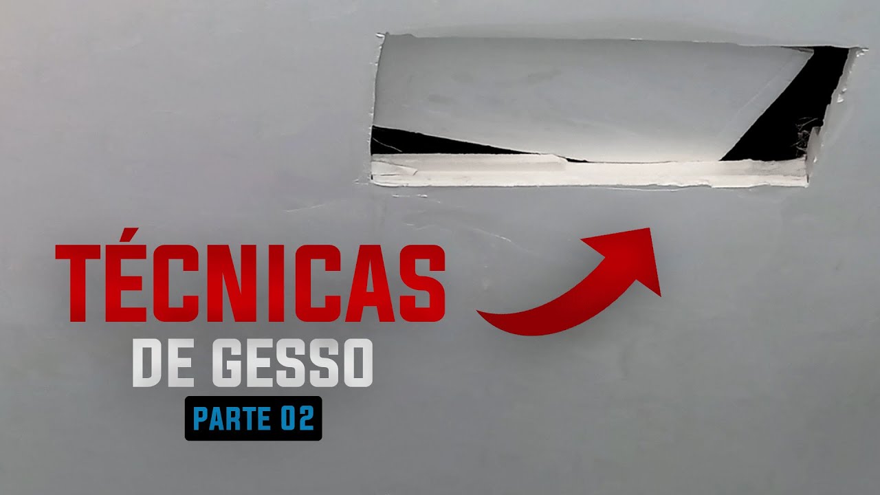 Como fechar buraco de gesso no teto | Parte 2