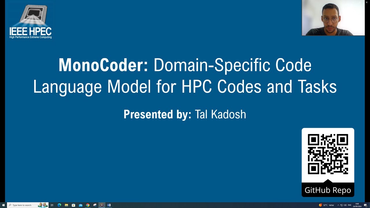 MonoCoder: Domain-Specific Code Language Model for HPC Codes and Tasks (HPEC'24 )