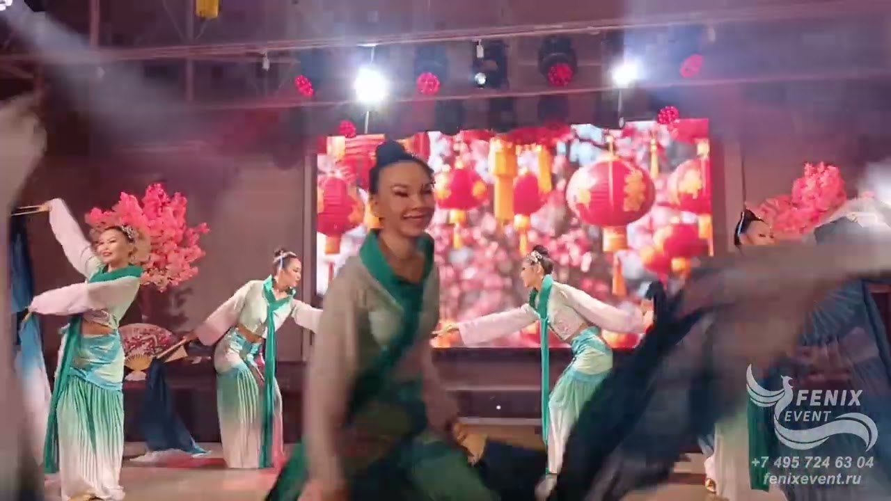 Заказать китайский танец с веерами на мероприятие в Москве - лучшие китайские танцоры на праздник