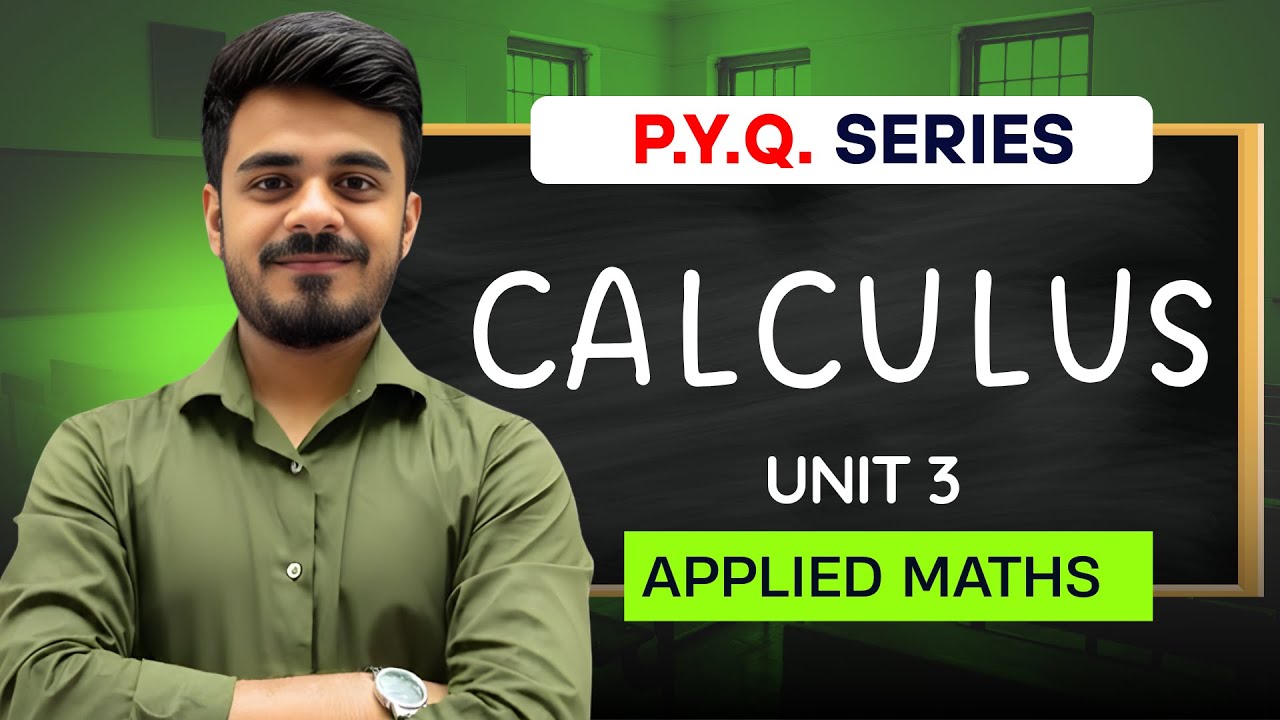 Differentiation, Integration and Differential Equations PYQ's| Applied Maths| Class 12th| CBSE 2026