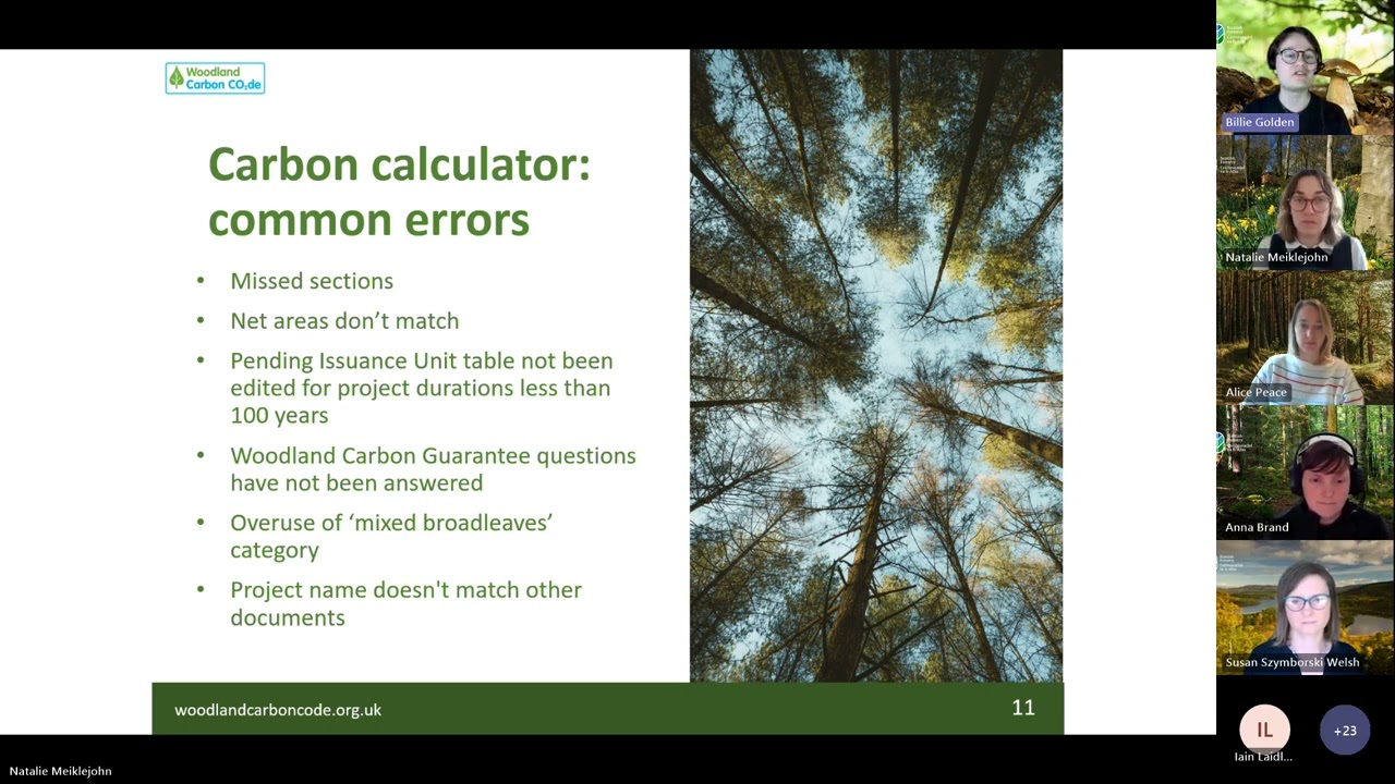 Registering with the Woodland Carbon Code