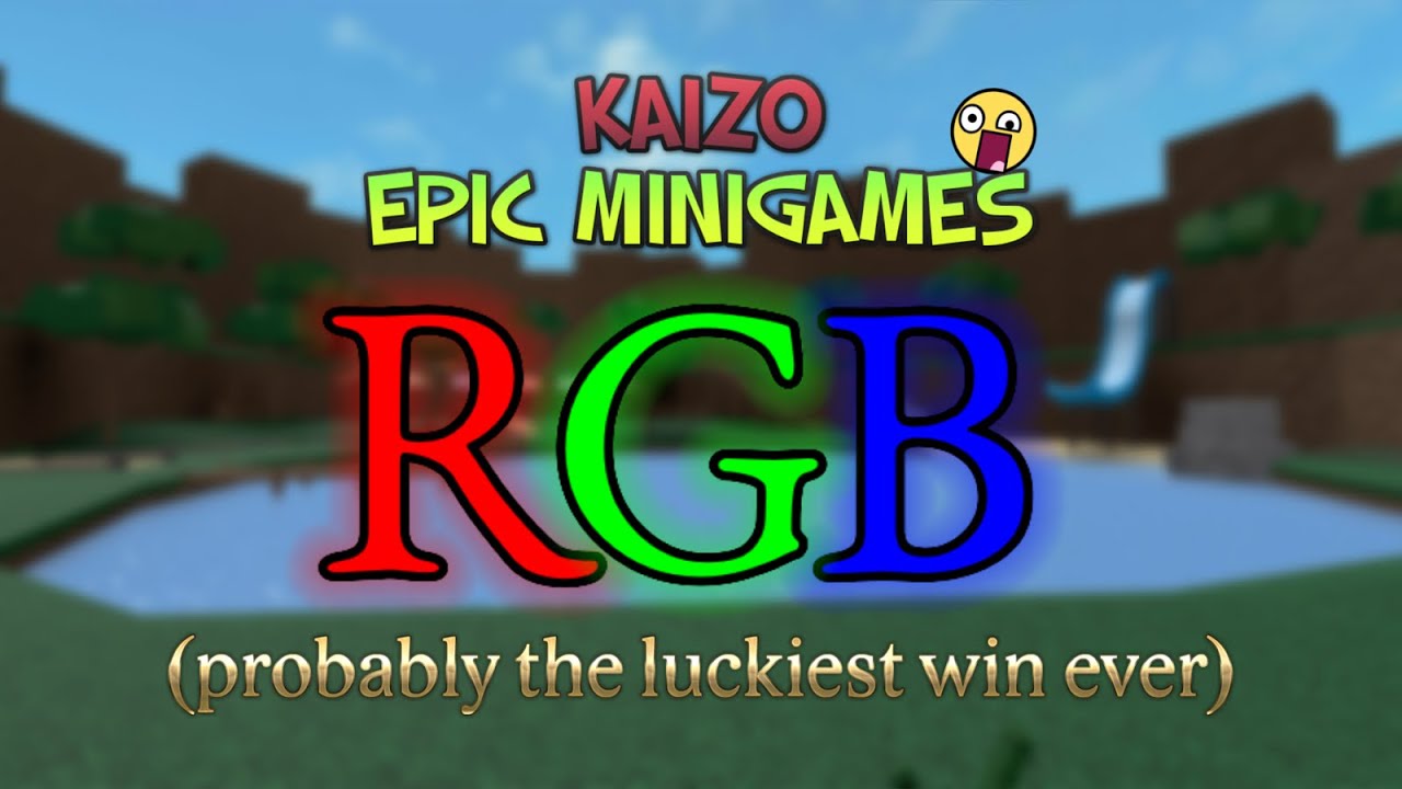 KAIZO Epic Minigames: Red, Green, Blend