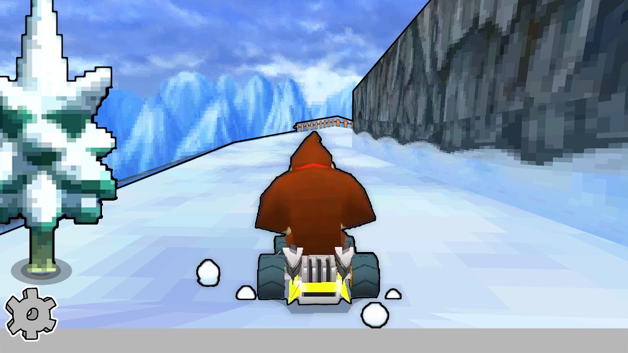 Turning Cool Cool Mountain into a Mario Kart DS Track (I'm not sorry)