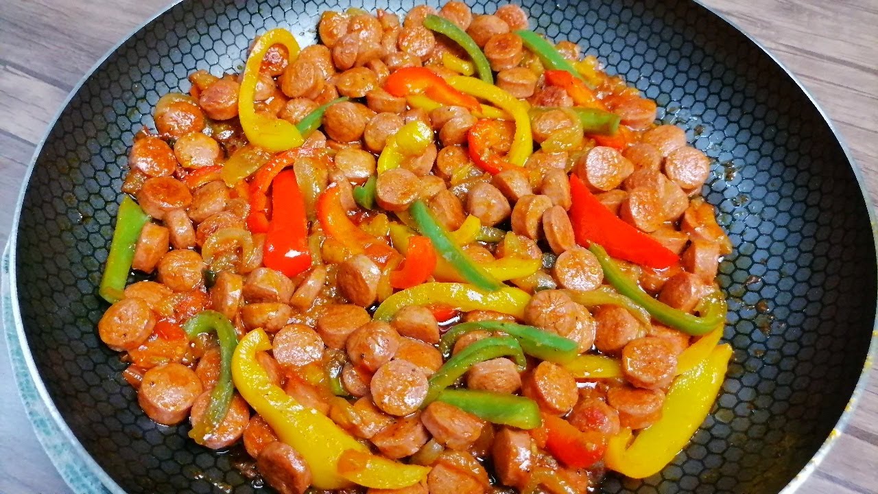 لو عندك هوت دوغ ( نقانق) جربيه بالطريقة دي حيطلع طاعم ولذيذ 🌭🌭