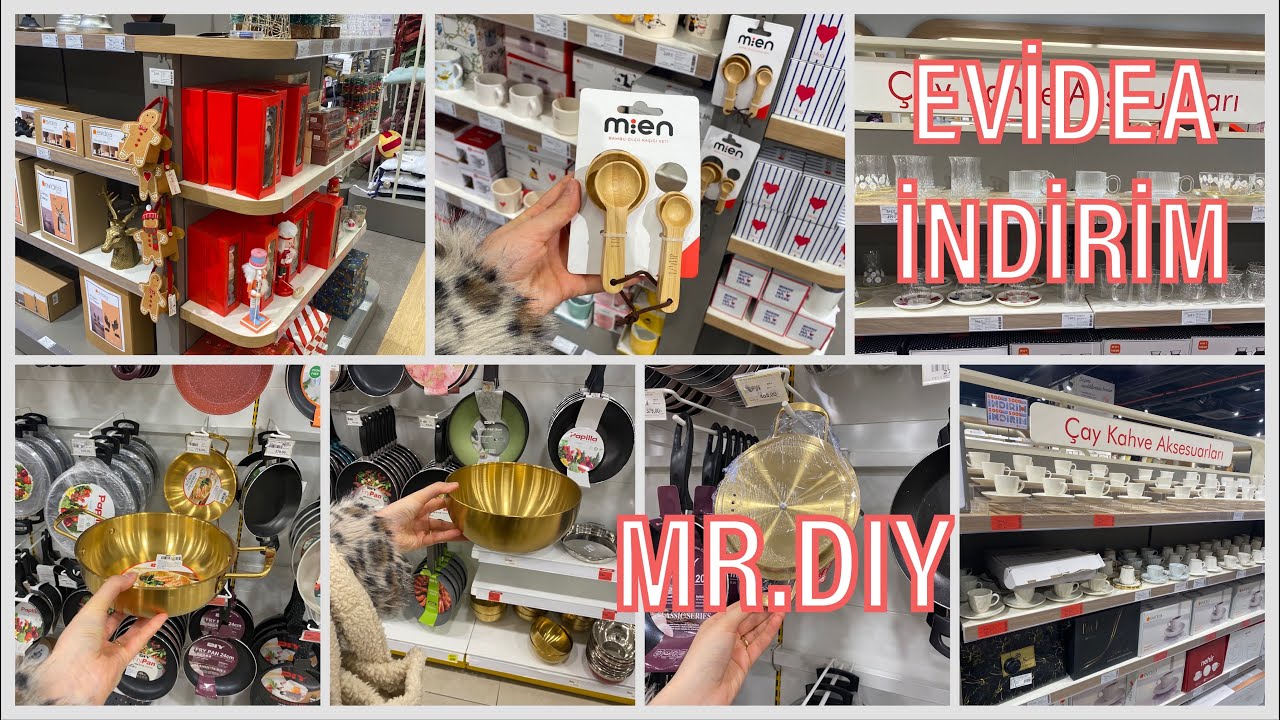 EVİDEA İNDİRİM❌FİNCAN TAKIMLARI 599 TL⁉️MR.DIY ALIŞVERİŞİ✅KOMBİN✨