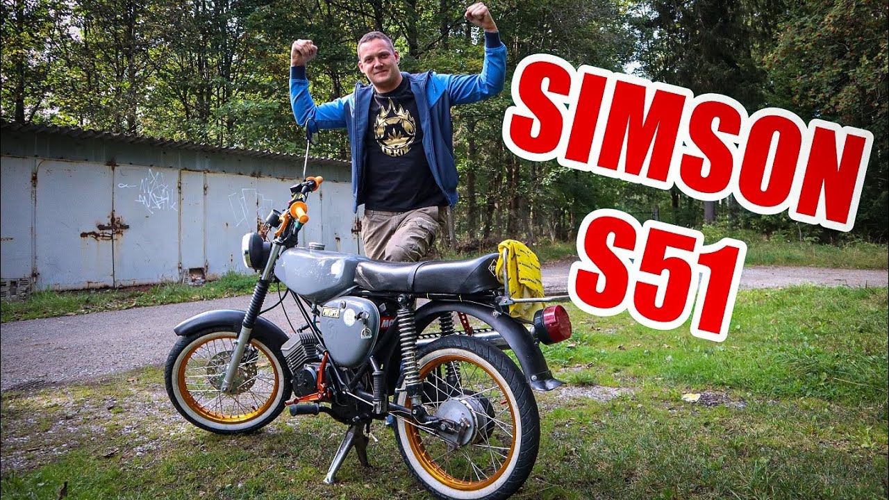 ENDLICH MAL WIEDER SIMSON S51 FAHREN!!!
