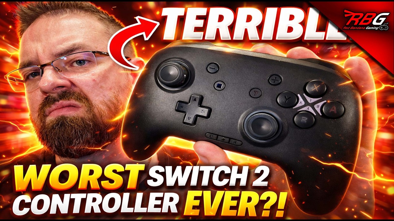 Возможно, это ХУДШИЙ контроллер Switch 2 Pro за всю историю.