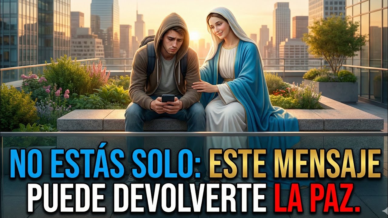 NO ESTÁS SOLO. Este mensaje puede devolverte LA PAZ.