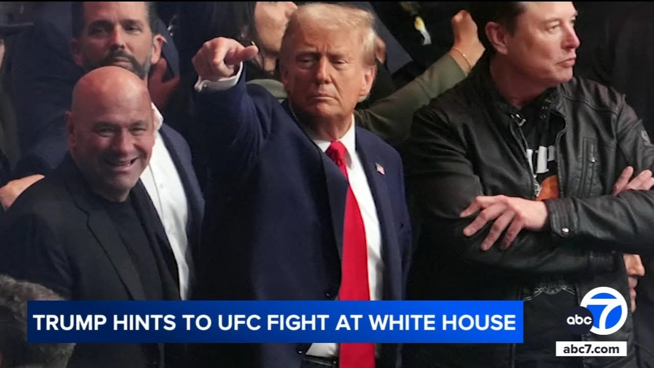 President Trump wants to have a UFC fight at the White House