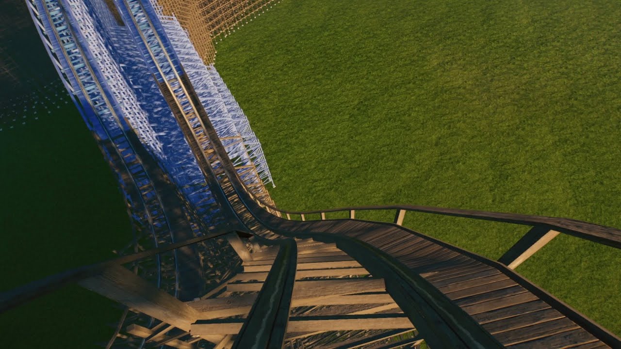 Ravine Flyer Coaster Onride Planet Coaster 2 (made by Bah Iah kay) [POV]