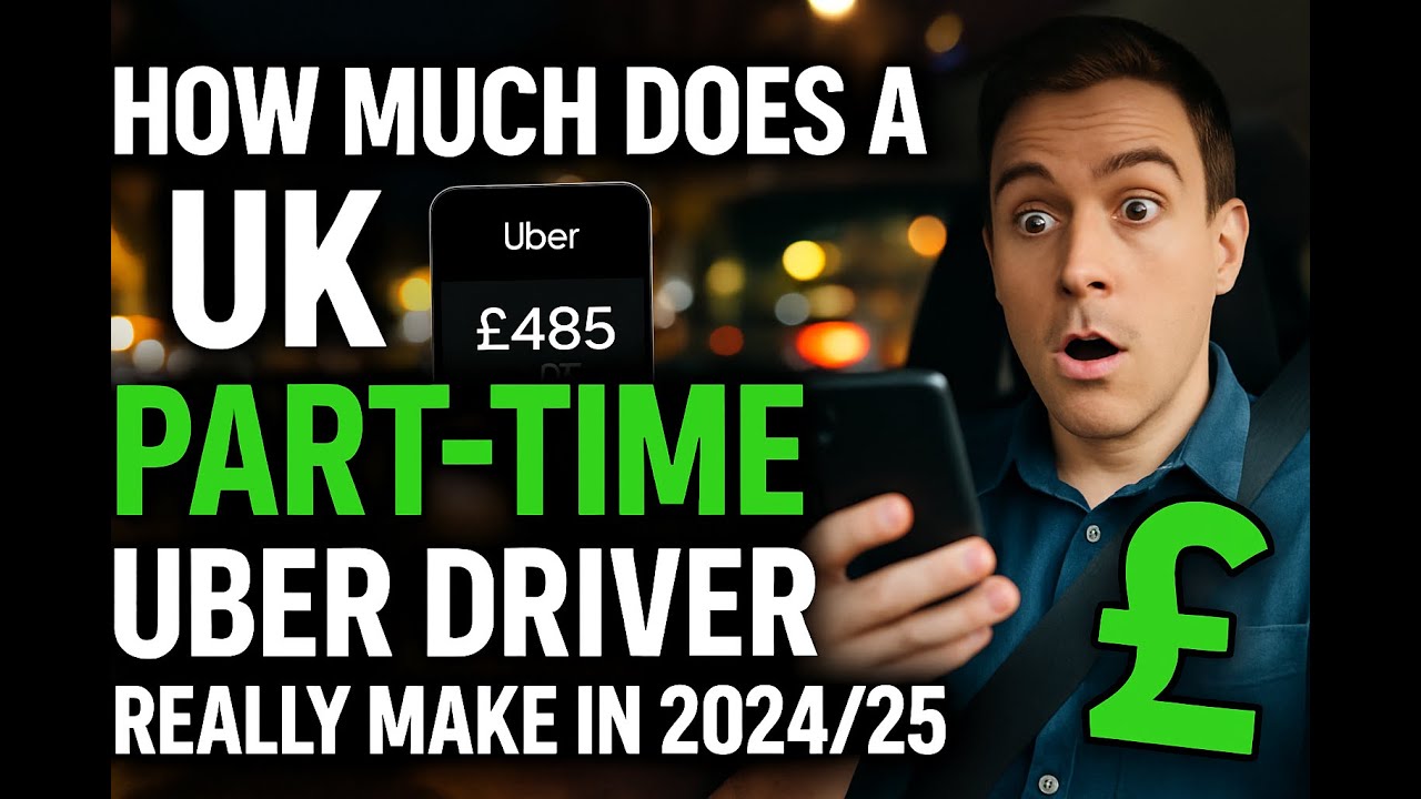 How Much Does a UK Part-Time Uber Driver Really Make in 2024/25 #gigeconomy #sidehustle #uberdriver