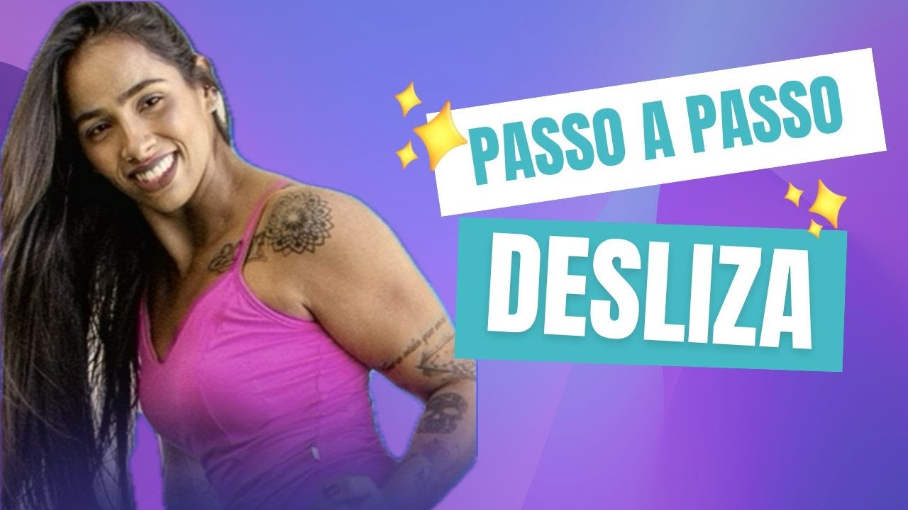 Passo a passo - Desliza. Professora Tiff! (FitDance).