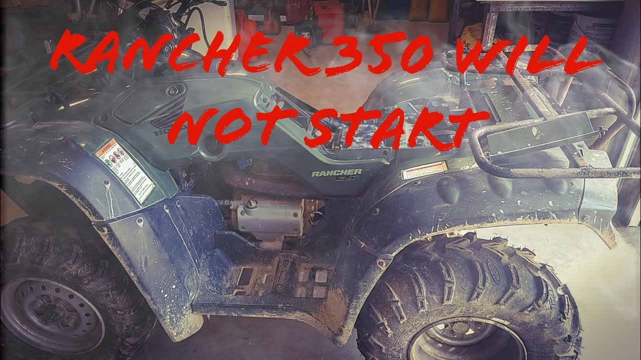 Rancher 350: проблема с запуском. #honda #diy #atv #cobragarage