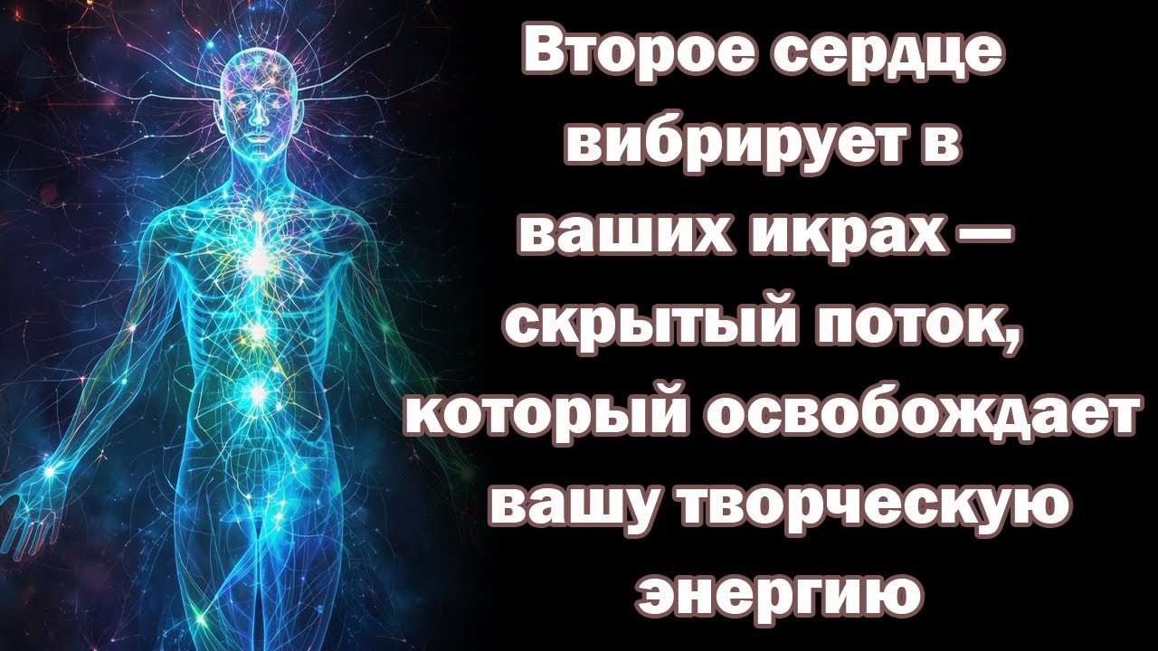 Второе сердце вибрирует в ваших икрах — скрытый поток, который освобождает вашу творческую энергию