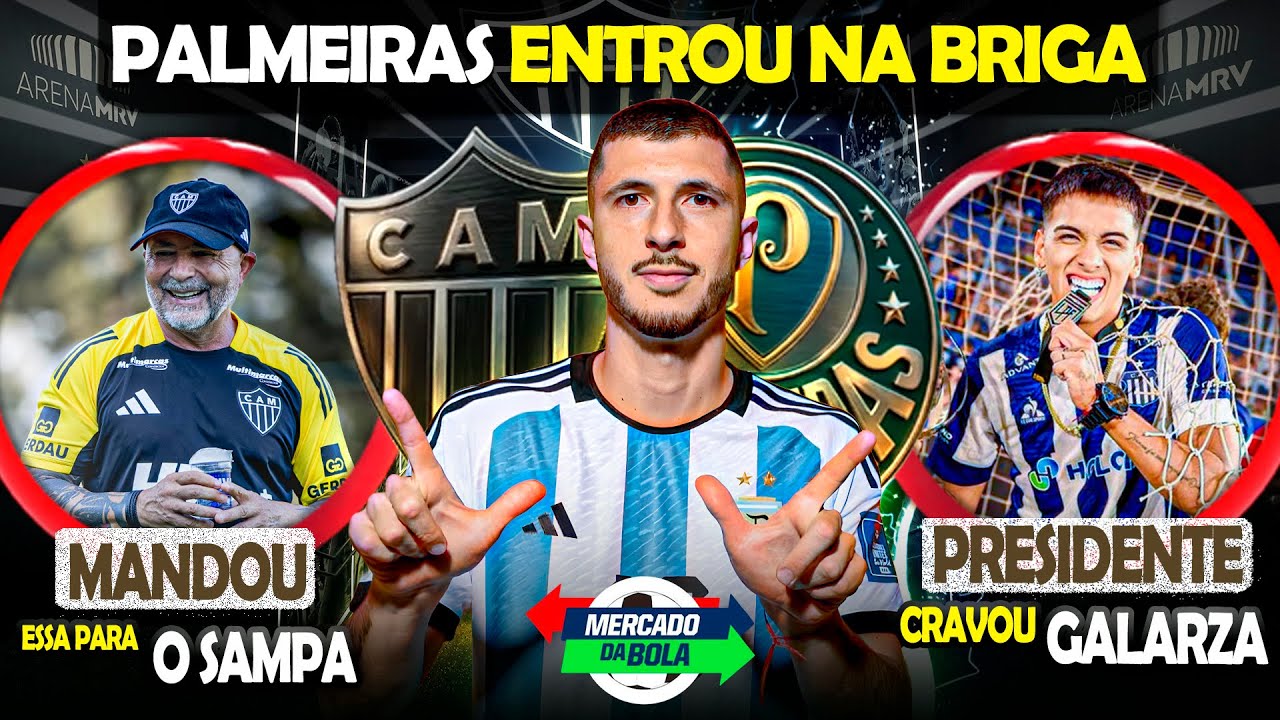 🎯 PALMEIRAS ENTROU NA BRIGA COM O ATL&Eacute;TICO 😮 MANDOU ESSA PARA O SAMPA NO GALO ⚠️ PRESIDENTE CRAVOU