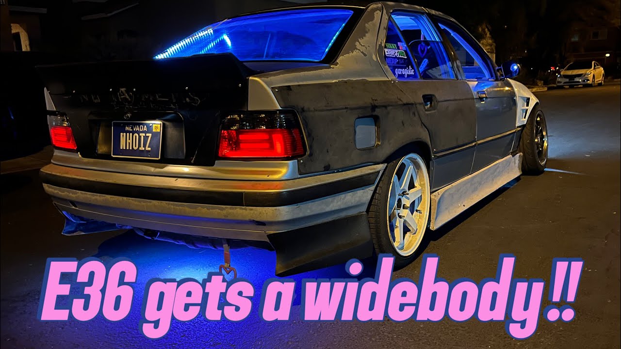 Finally Wide bodying the E36!!