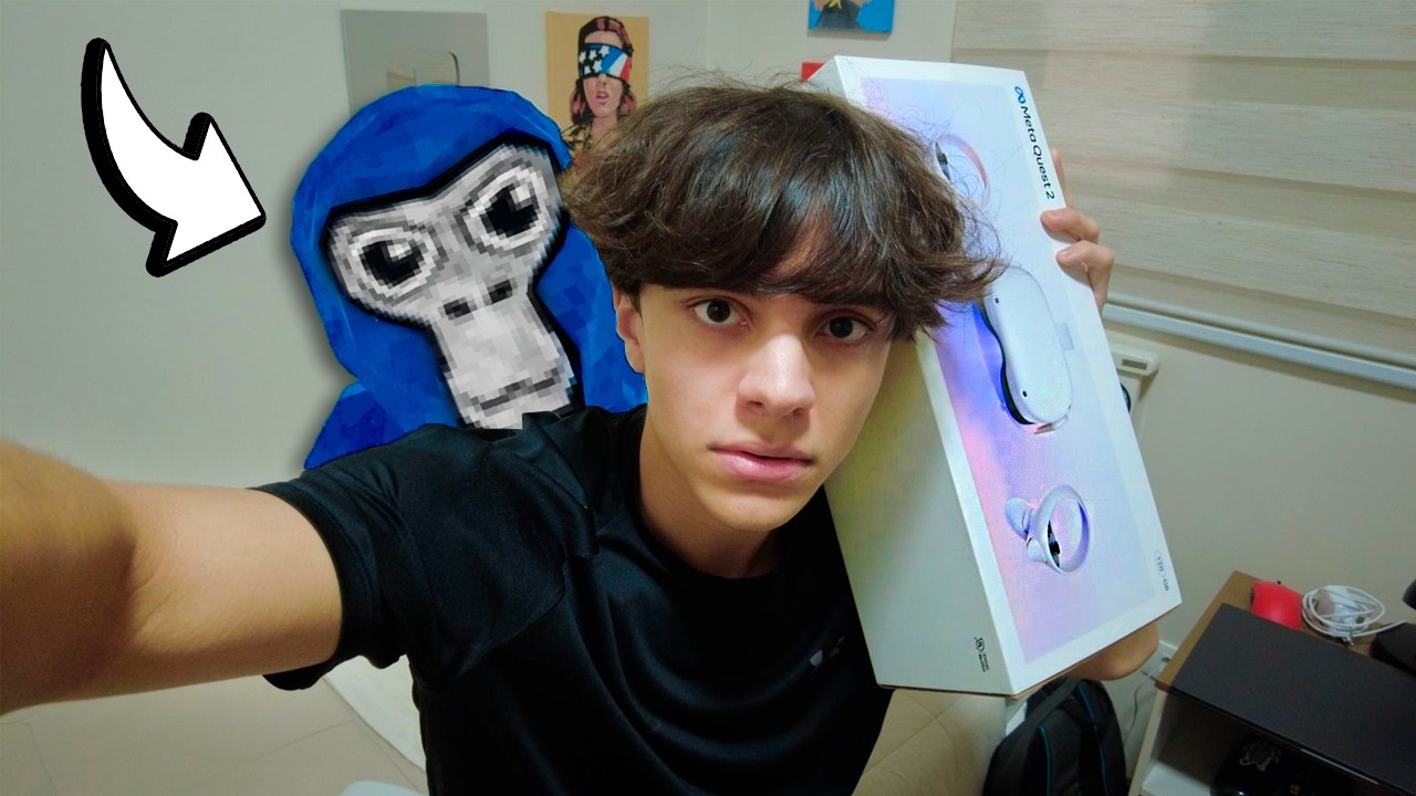 Comprei um VR pra virar um MACACO! (Gorilla Tag)