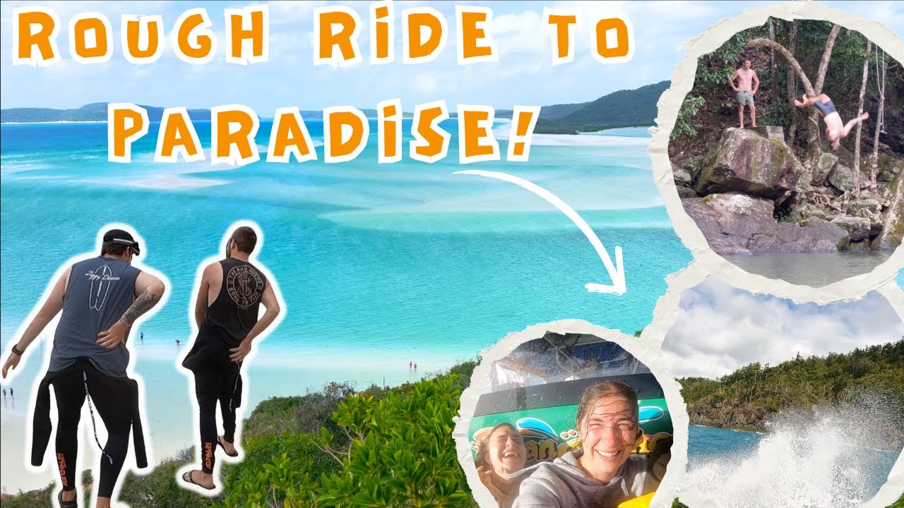 Snorkelling The Great Barrier Reef | The Roughest Boat Ride To Paradise - WhitSundays Travel Vlog