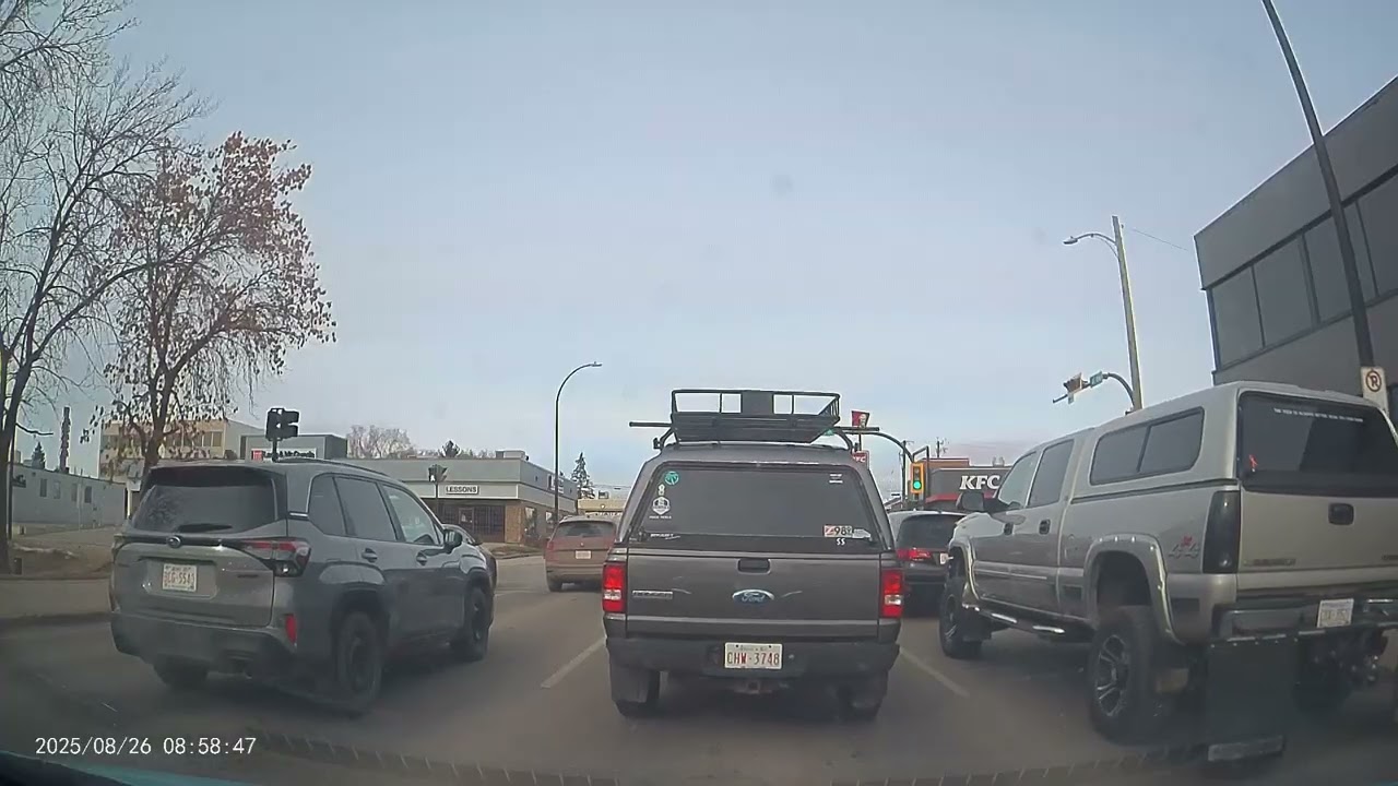 Driving through Red Deer (Feb. 16th 2026)