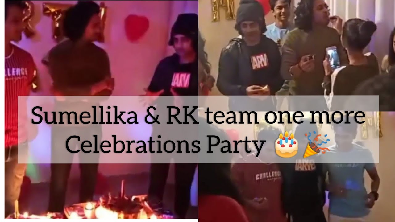 Sumellika & Basantbhat Celebrates Devesh bday |Radhakrishna Serial fame Ulmuka ala Devesh bday bash