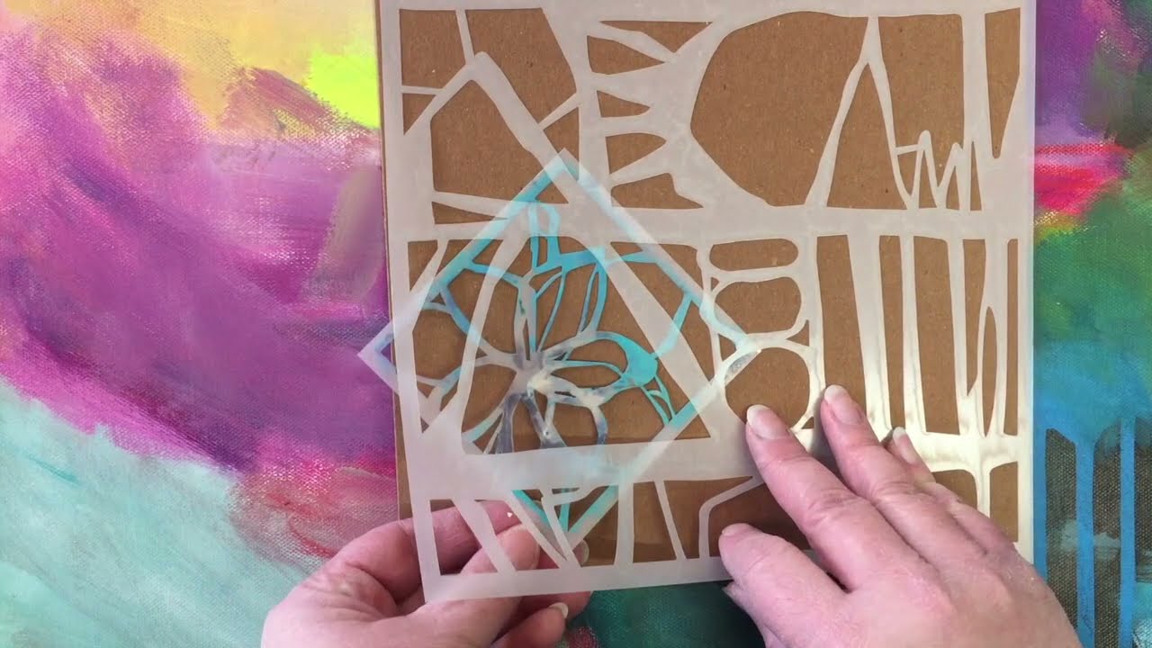 Jennifer Evans' Abstract Botanicals Stencils