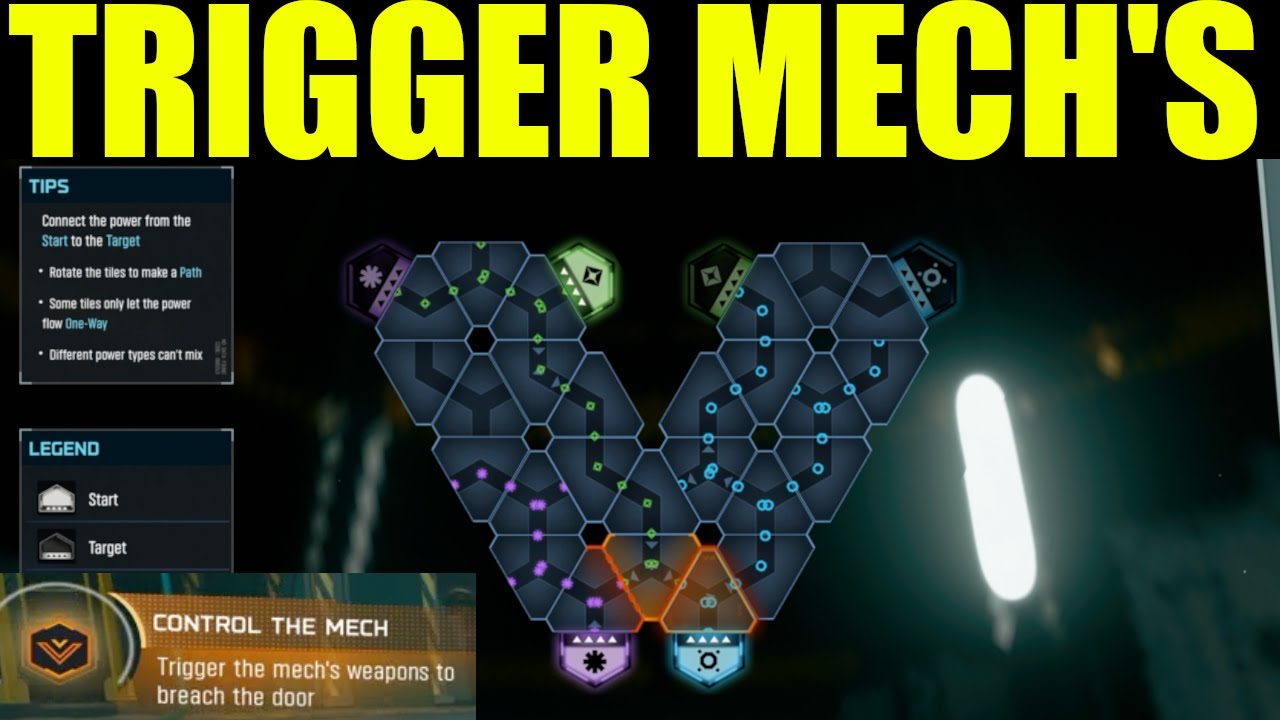 Call of duty black ops 7 - trigger the mechs weapon to breach the door | control the mech (puzzle)