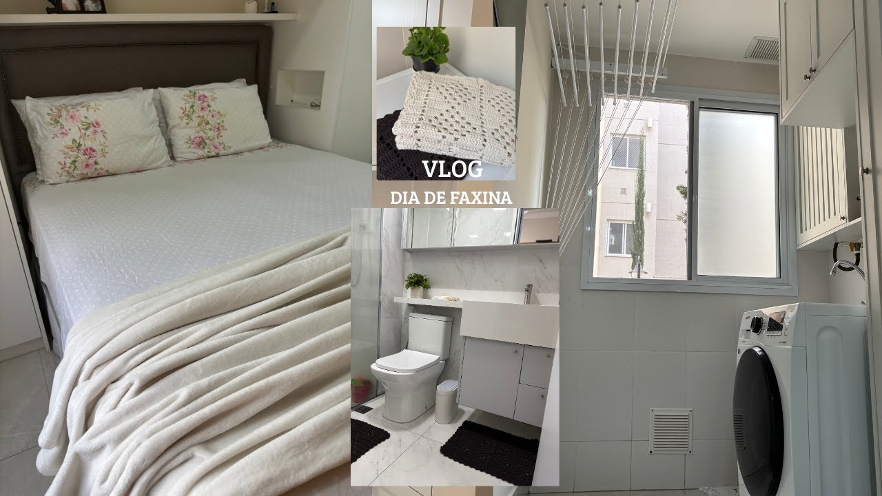 FAXINA DA SEMANA + TROQUEI ROUPA DE CAMA + LAVEI OS BANHEIROS + TAPETES NOVOS