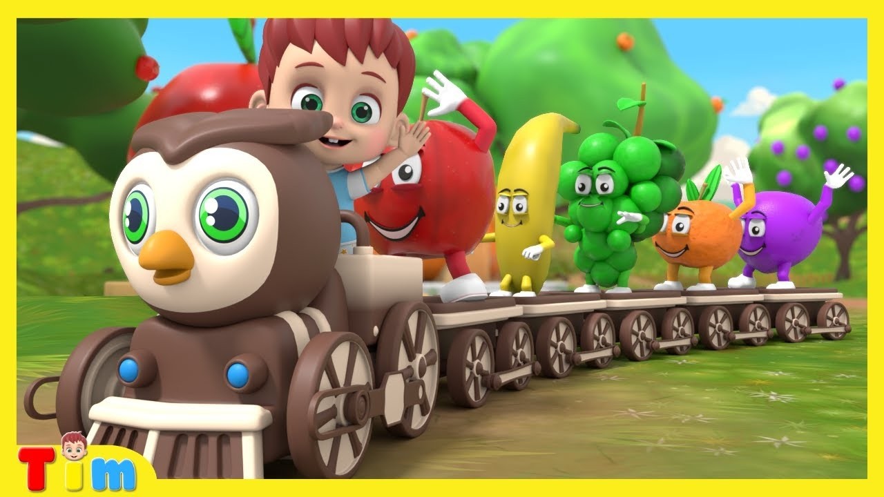 Fruit Fun | Apple, Banana & Mango | Nursery Rhymes & Kids Songs | Tim Time