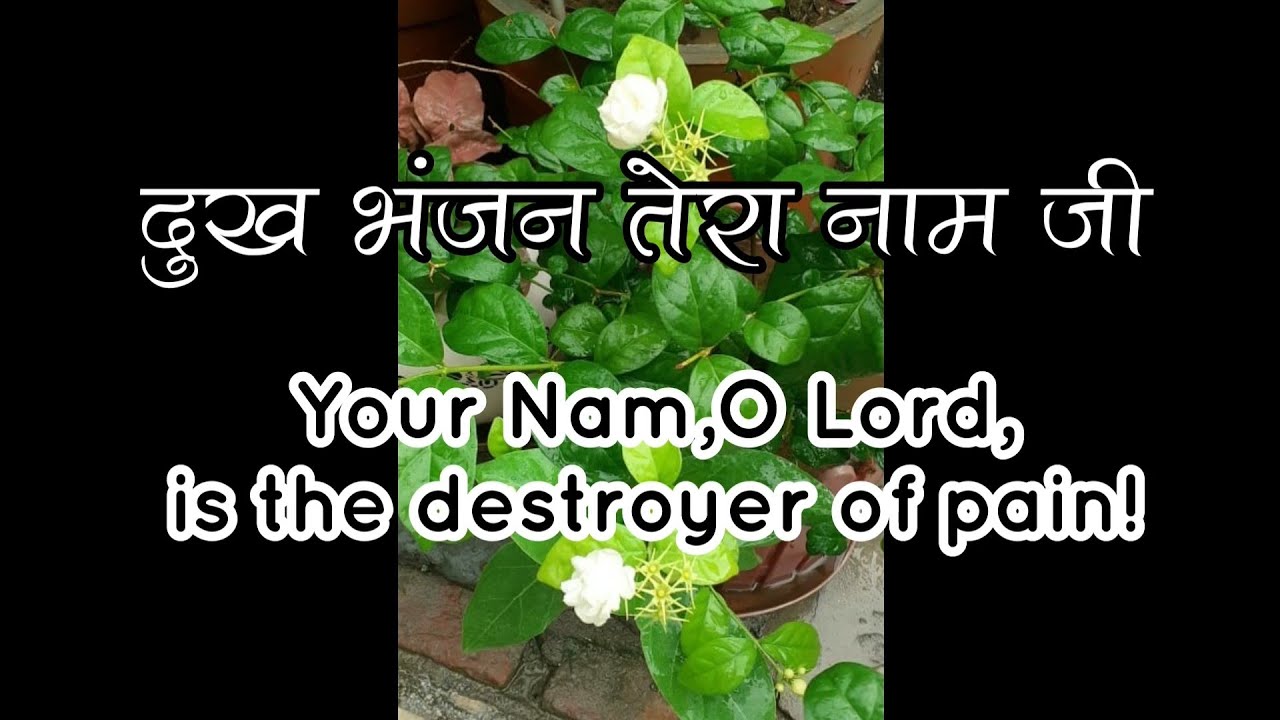 दुख भंजन तेरा नाम-श्री गुरु अर्जुन देव|Dukh Bhanjan Tera Naam(With Lyrics TRANSLATION) - RSSB Shabad