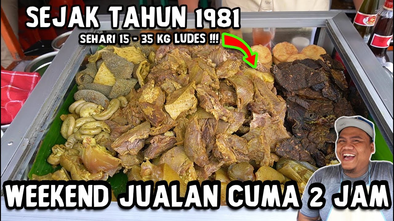 BUSYET !! KALO WEEKEND JUALAN CUMA 2 JAM LUDES !! 15 - 35 KG dalam satu hari sejak tahun 1981