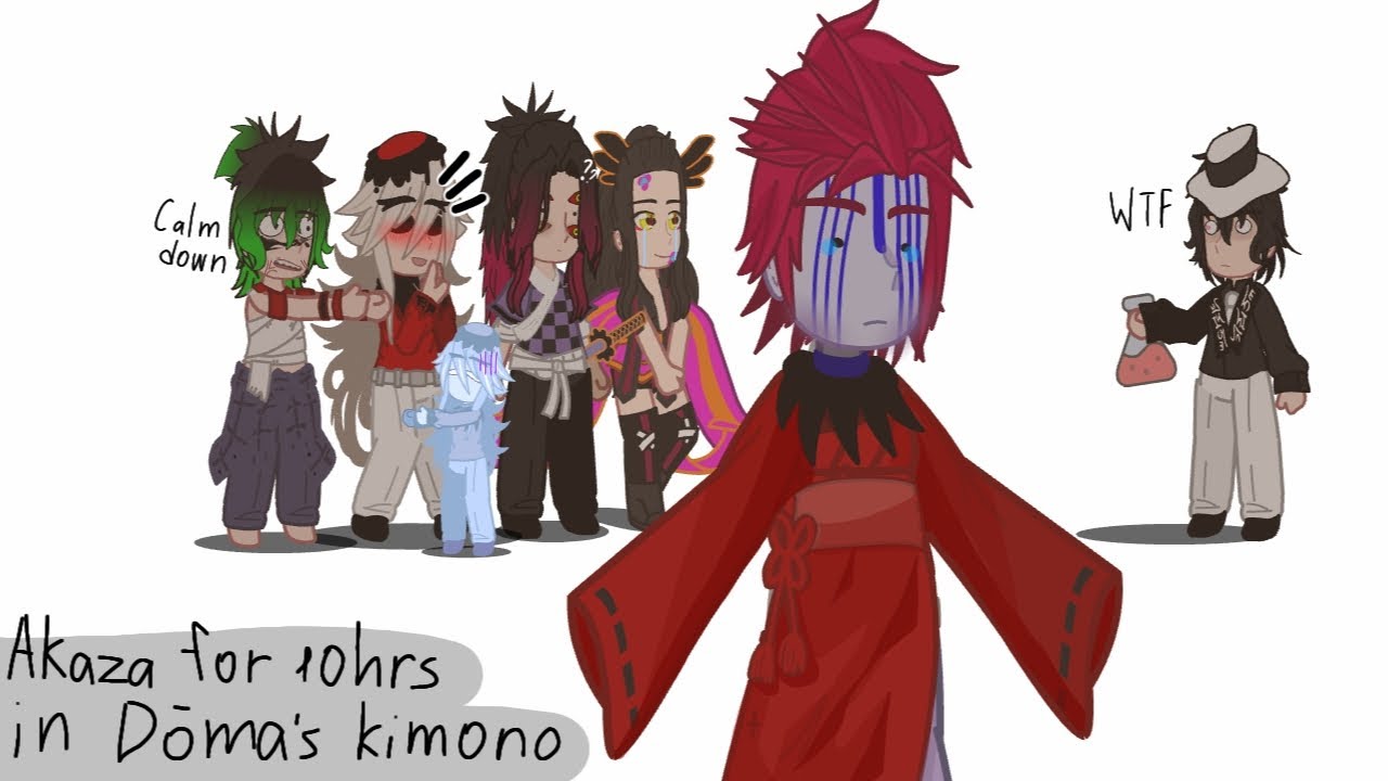 //Akaza for 10 hrs in Dōma's kimono// doukaza |Dōma x Akaza| (YES, I DID IT!!!!!)