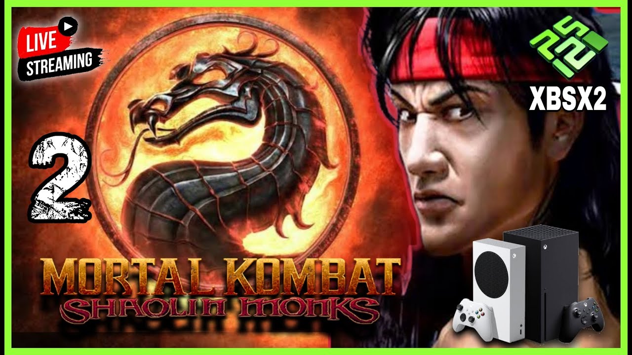 🔴LIVE  - XBSX2 - Mortal Kombat Shaolin Monks - Xbox eries S - 60 FPS - Parte 2