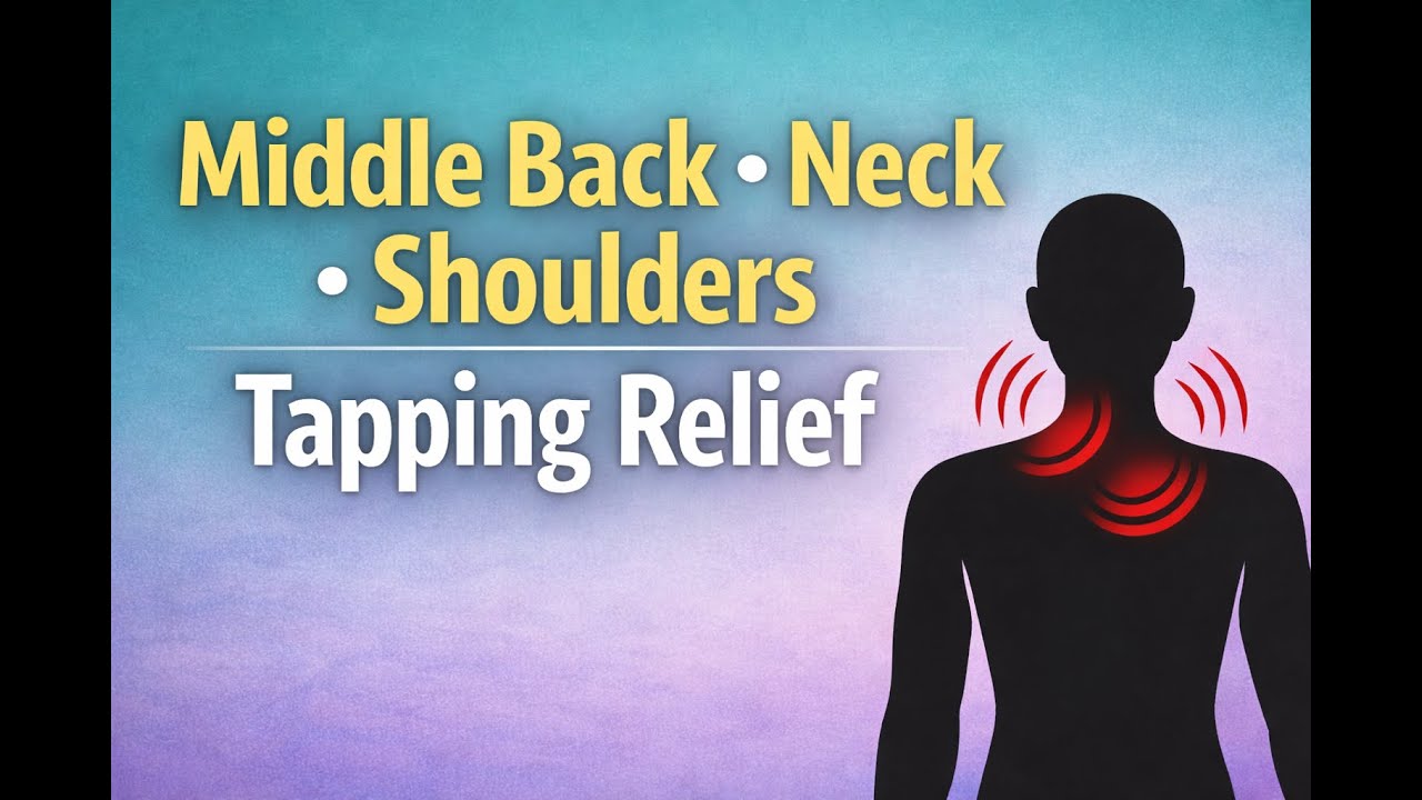 Live EFT Tapping for Back Pain, Neck & Shoulder Relief + Assertiveness & Stress Healing #eft