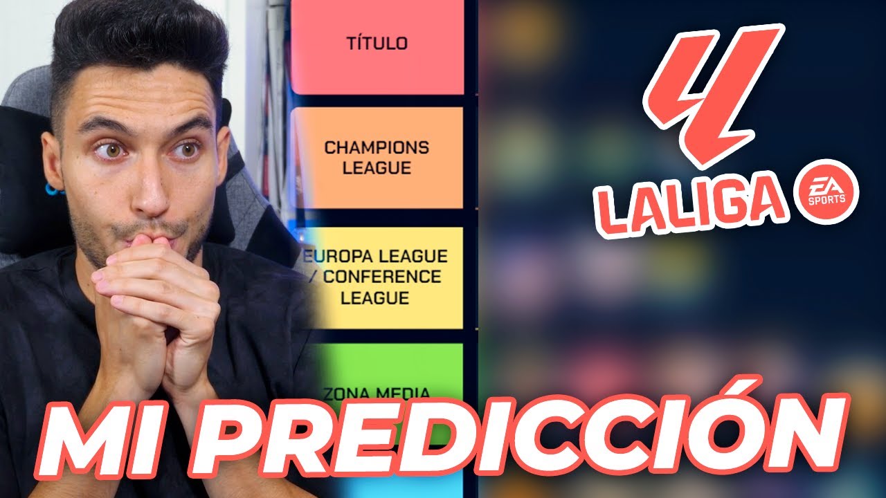 Mi PREDICCIÓN de La LIGA EA SPORTS 23/24 ¿QUIÉN SERÁ el CAMPEÓN, DESCENSO, JUGADOR REVELACIÓN?